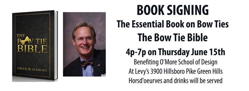 Book Signing: The Bow Tie Bible @ Levy's | Nashville | Tennessee | United States